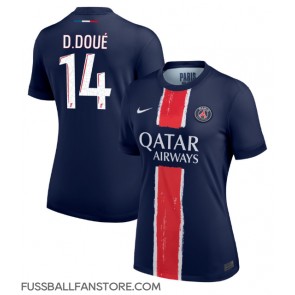 Paris Saint-Germain Desire Doue #14 Replik Heimtrikot Damen 2024-25 Kurzarm